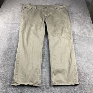 Levis 541 Athletic Taper Jans Mens 48x28 Tan Mid‎ Rise